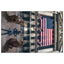 Bandera americana de oso y toro - Puzzle de comerciantes (1000 piezas)