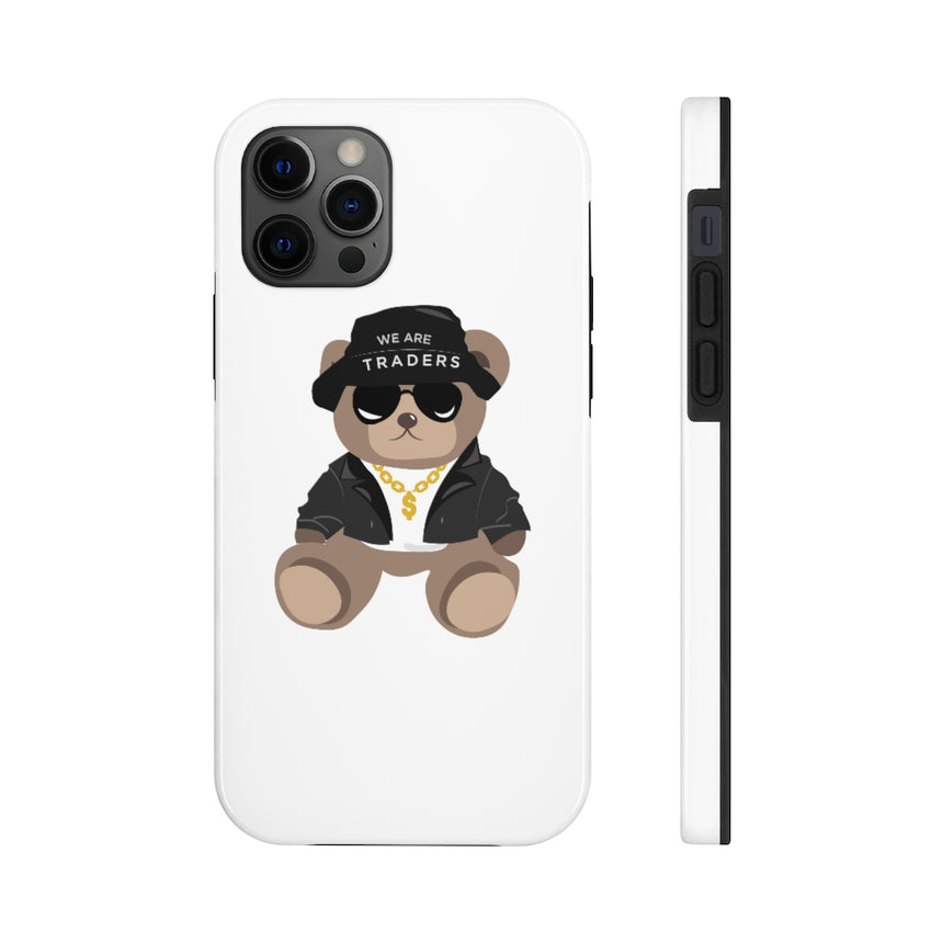 Fundas rígidas para teléfono White Cute Bear Mate