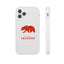 Estuche flexible de oso rojo