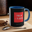Taza de café Tesla Stock Crash, 11 oz