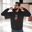 Sudadera con capucha y cremallera con osito Mosaic