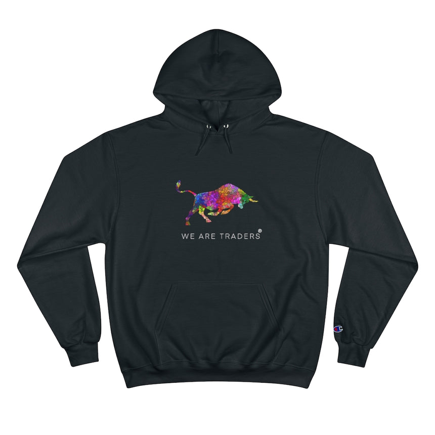 Sudadera con capucha Campeón Toro Mosaico Negro