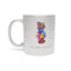 Taza Metálica Oso Mosaico (Plata / Oro)