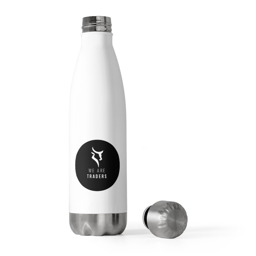 Botella de agua aislada de 20 oz We Are Traders Negro