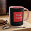 Taza de café Tesla Stock Crash, 11 oz