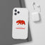 Estuche flexible de oso rojo
