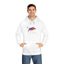 Sudadera con capucha de forro polar blanca Mosaic Bull