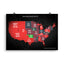 Dow Jones Stocks by P/E on USA map