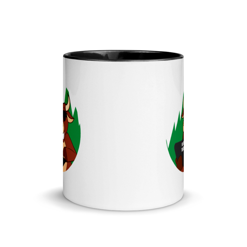 Traders Bull with Laptop Mug