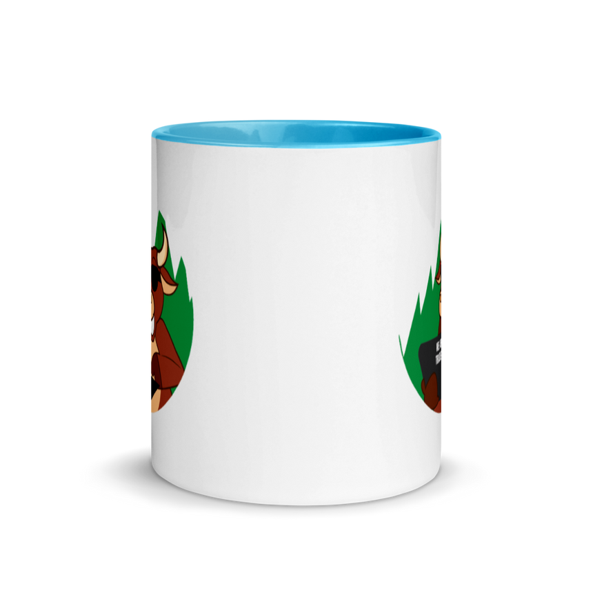 Traders Bull with Laptop Mug