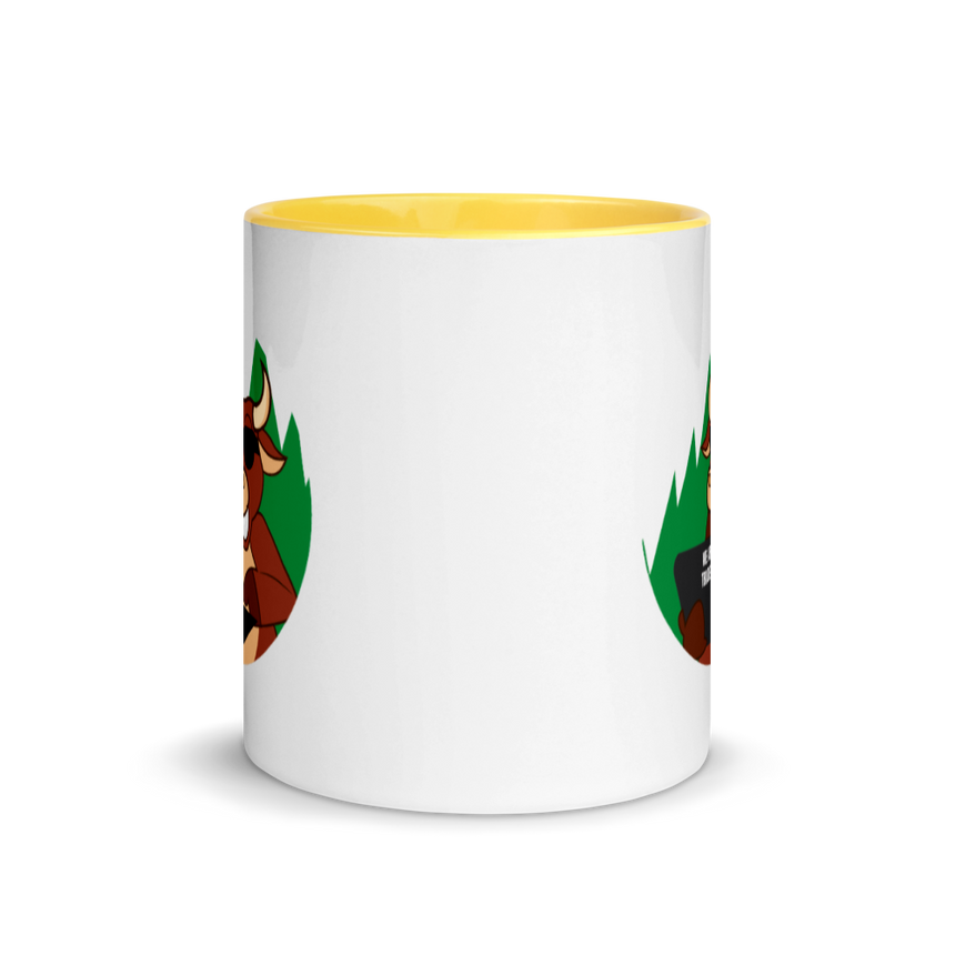 Taza Traders Bull con portátil